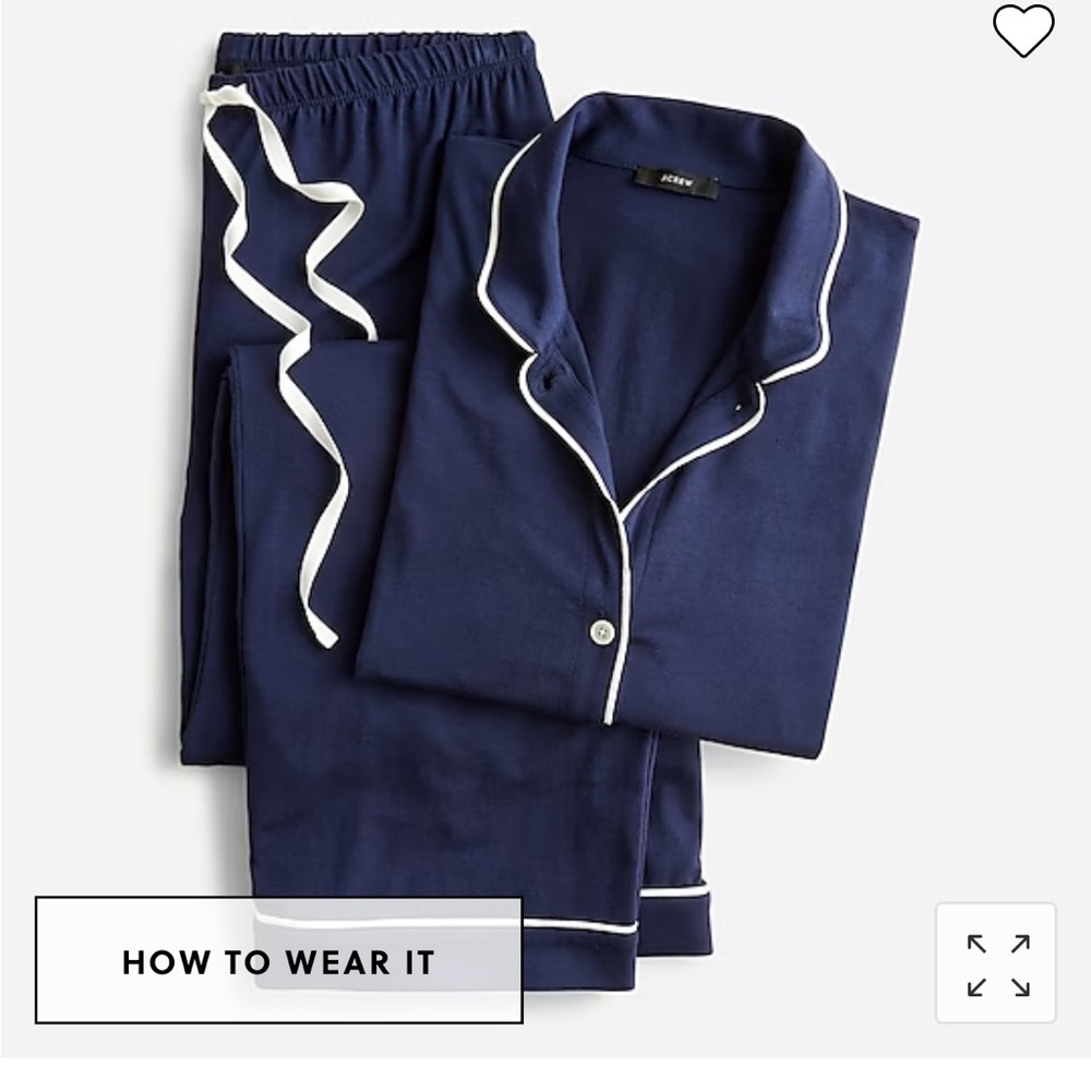 JCREW - Eco dreamiest long-sleeve pajama set